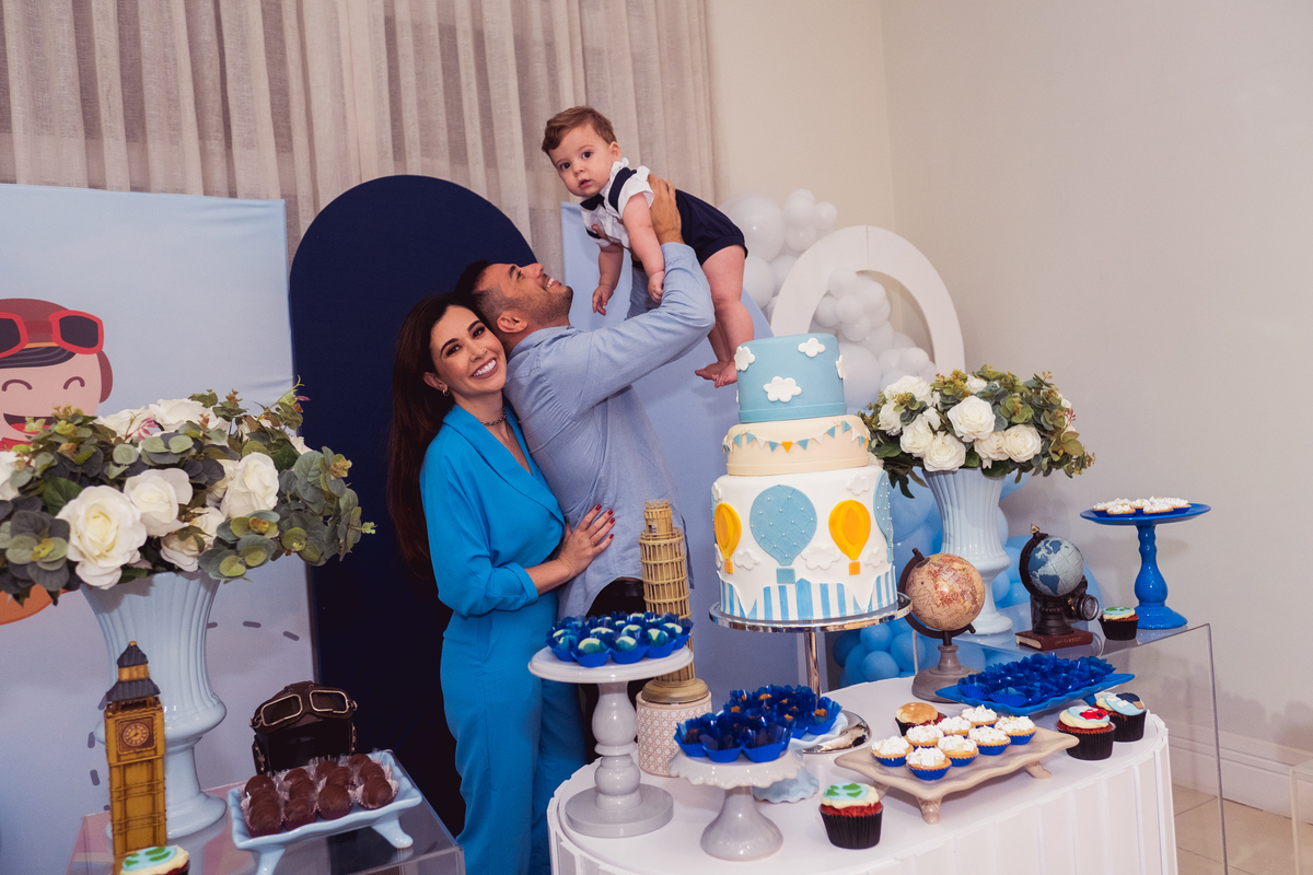 fotografa familia curitiba - aniversario casa Henrique 1 ano 