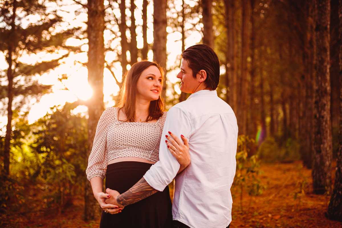 fotografa familia curitiba - gestante Leticia externo nascer do sol colonia witmarsun