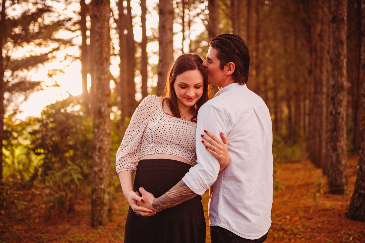 fotografa familia curitiba - gestante Leticia externo nascer do sol colonia witmarsun