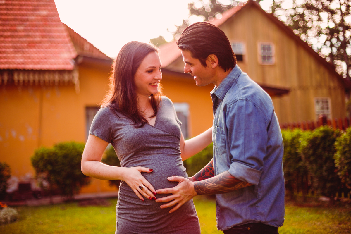 fotografa familia curitiba - gestante Leticia externo nascer do sol colonia witmarsun
