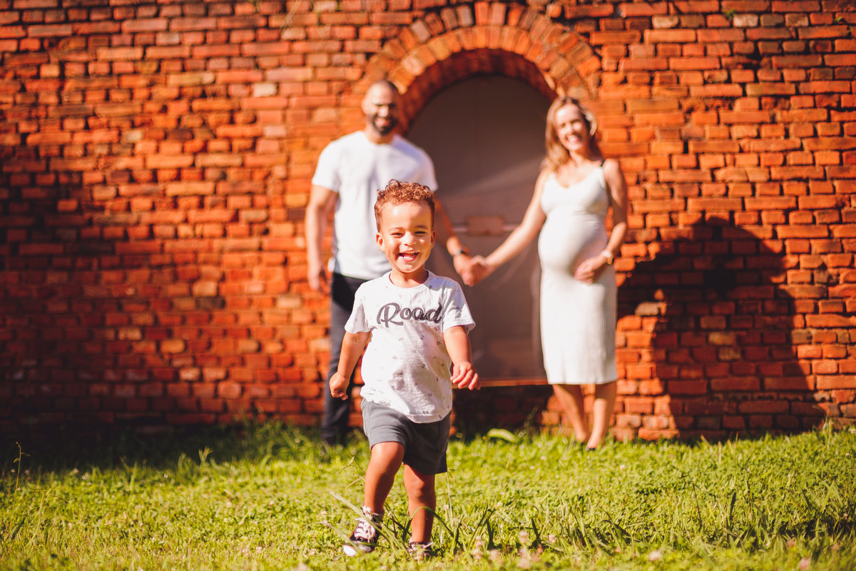 fotografa familia curitiba - gestante externo parque barigui sol 