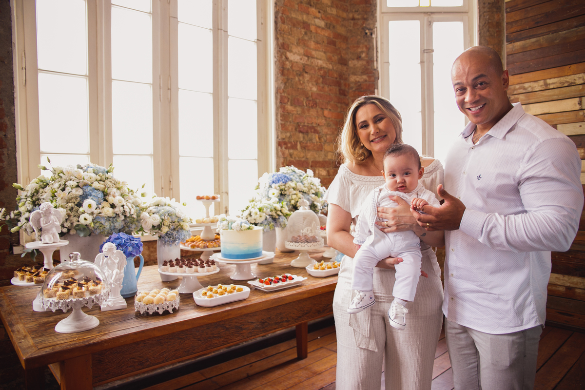 fotografa familia curitiba - batizado igreja merces