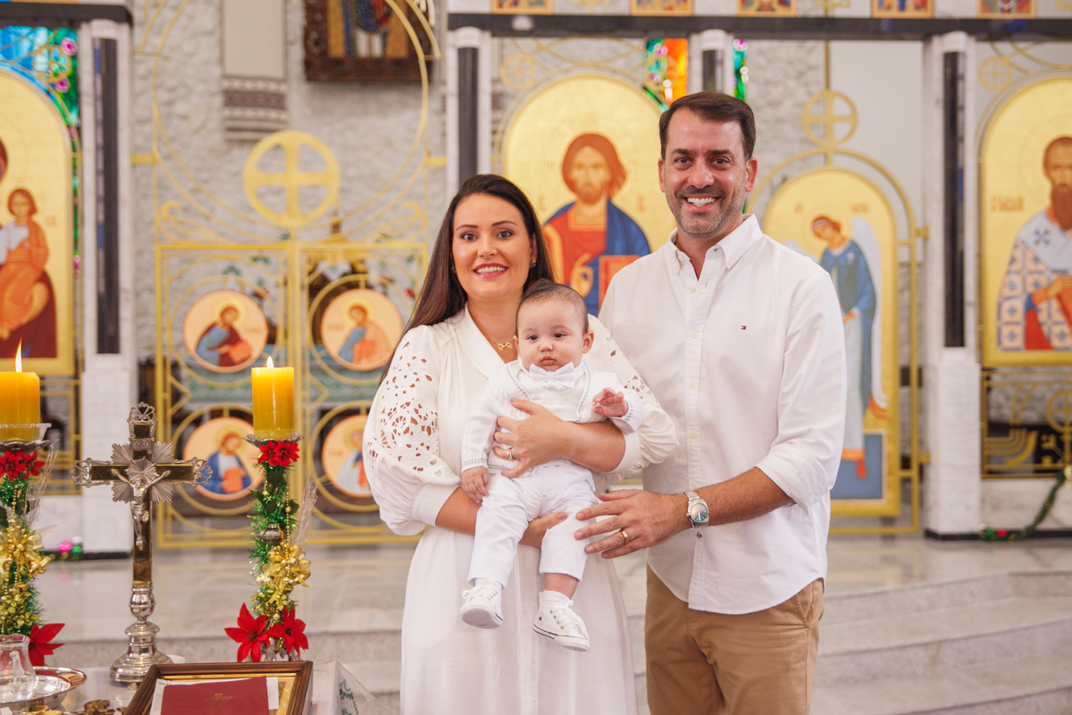 fotografa familia curitiba - batizado igreja merces