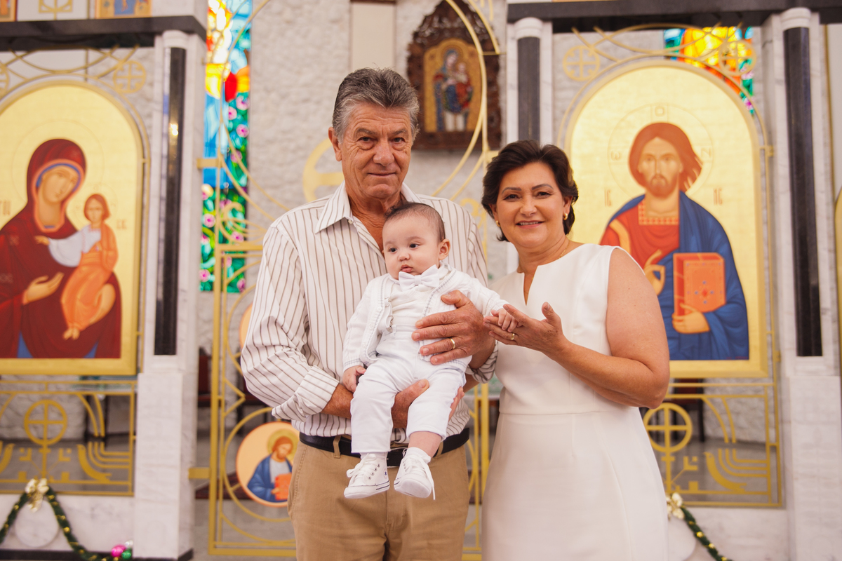 fotografa familia curitiba - batizado igreja merces