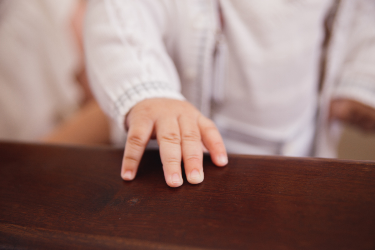 fotografa familia curitiba - batizado igreja merces