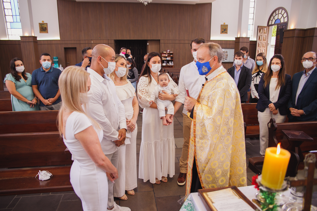 fotografa familia curitiba - batizado igreja merces