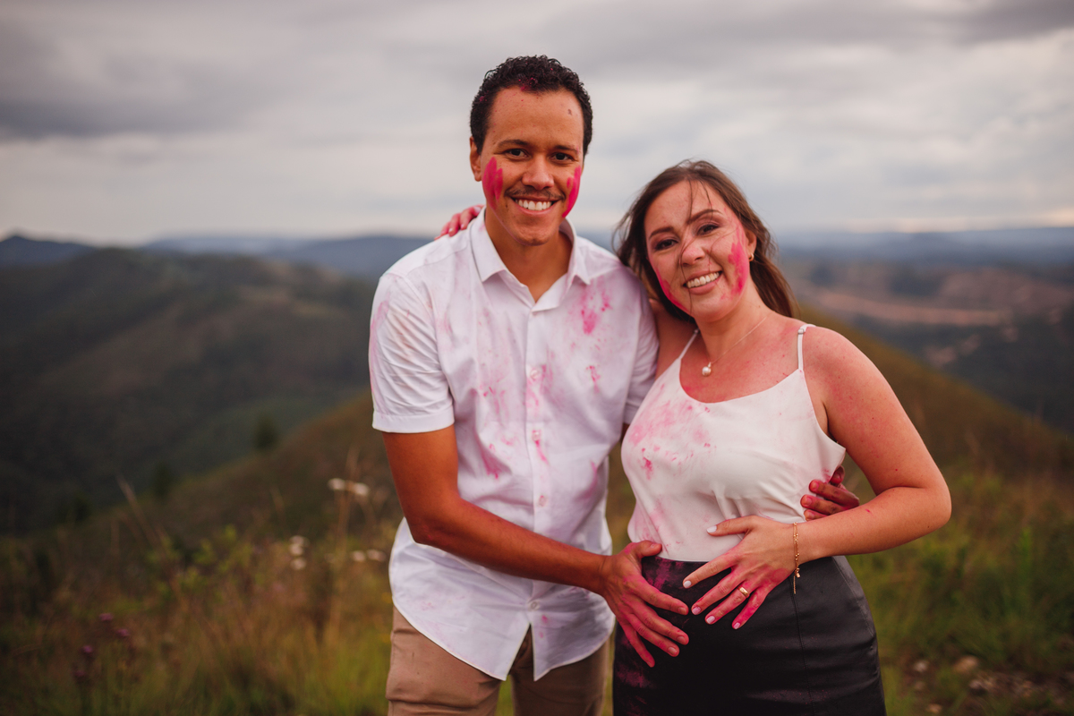 fotografa familia curitiba - ensaio revelação sexo bebe morro três barras