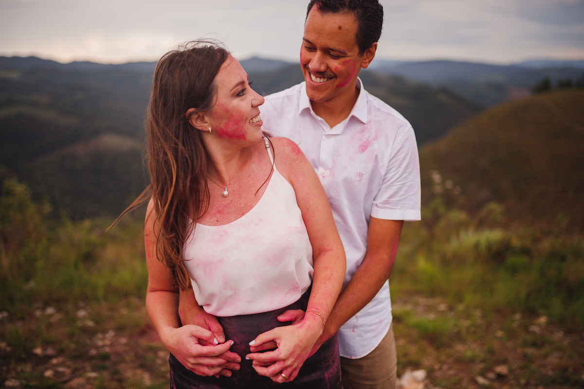 fotografa familia curitiba - ensaio revelação sexo bebe morro três barras