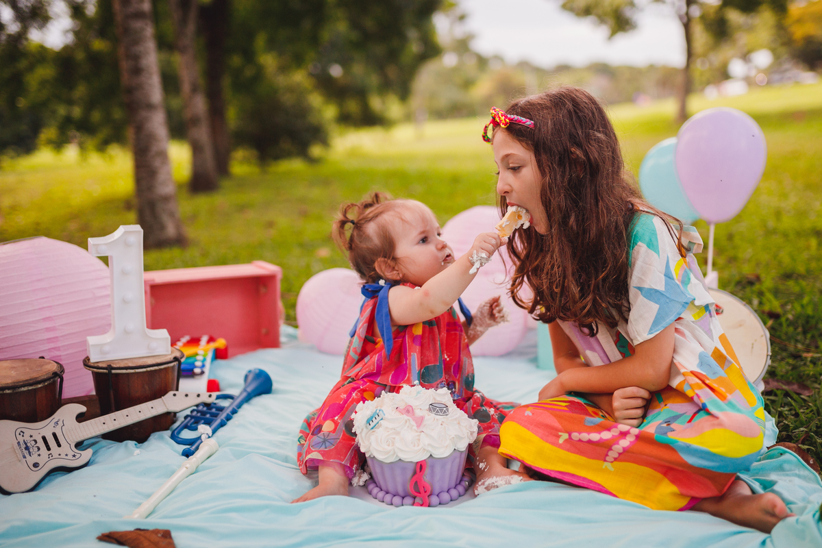 fotografa familia curitiba - ensaio parque barigui smash the cake bolo 