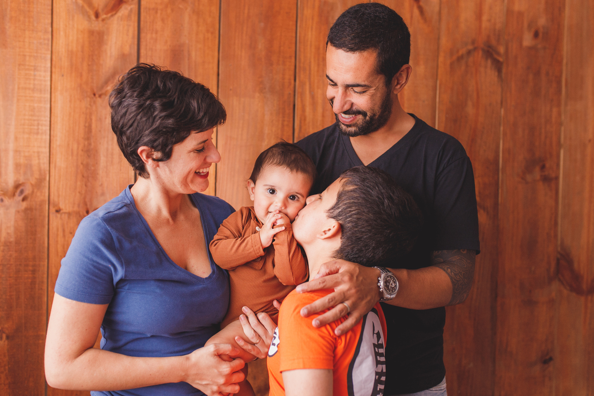 fotografa familia curitiba - ensaio estudio bebe