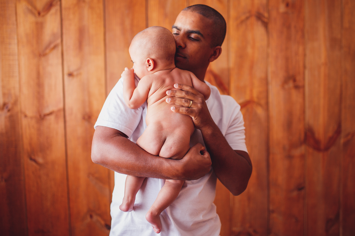 fotografa familia curitiba - bebe 6 meses estudio