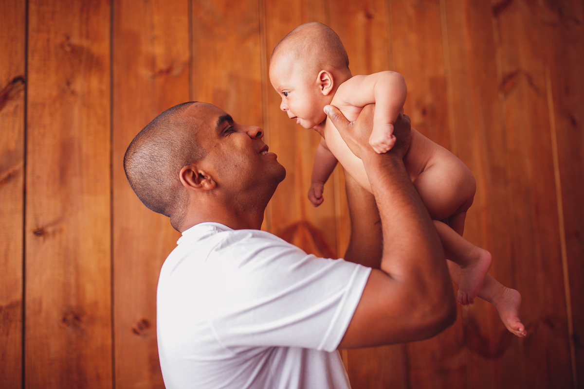 fotografa familia curitiba - bebe 6 meses estudio
