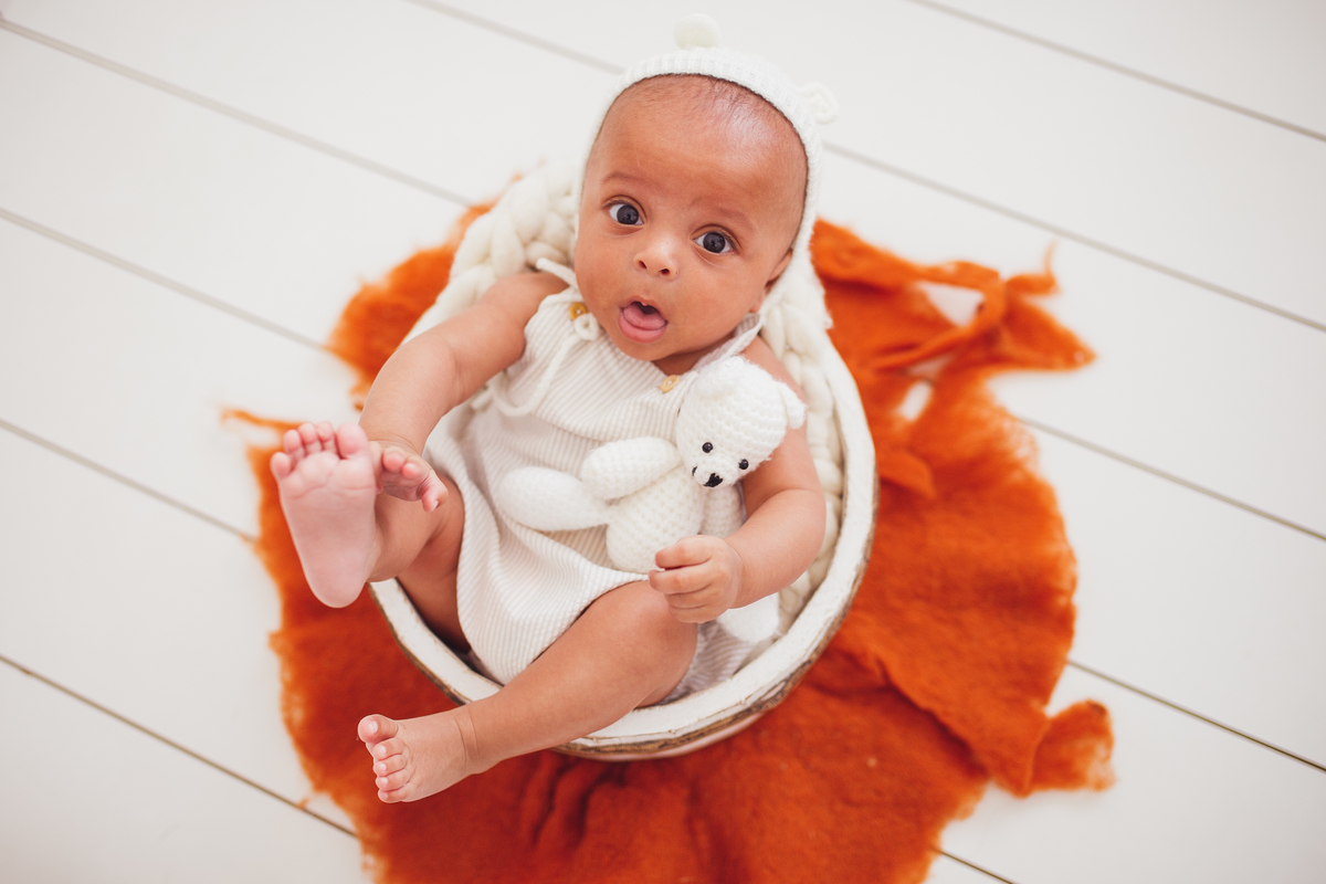 fotografa familia curitiba - bebe 6 meses estudio