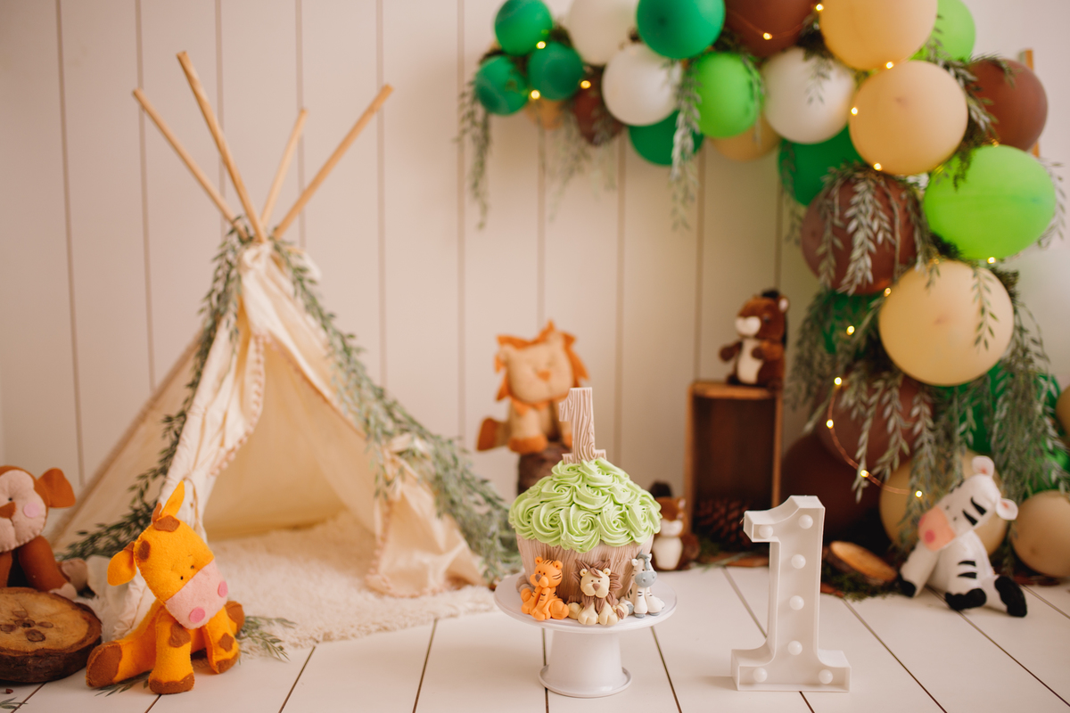 fotografa familia curitiba - smash the cake Eduardo estudio