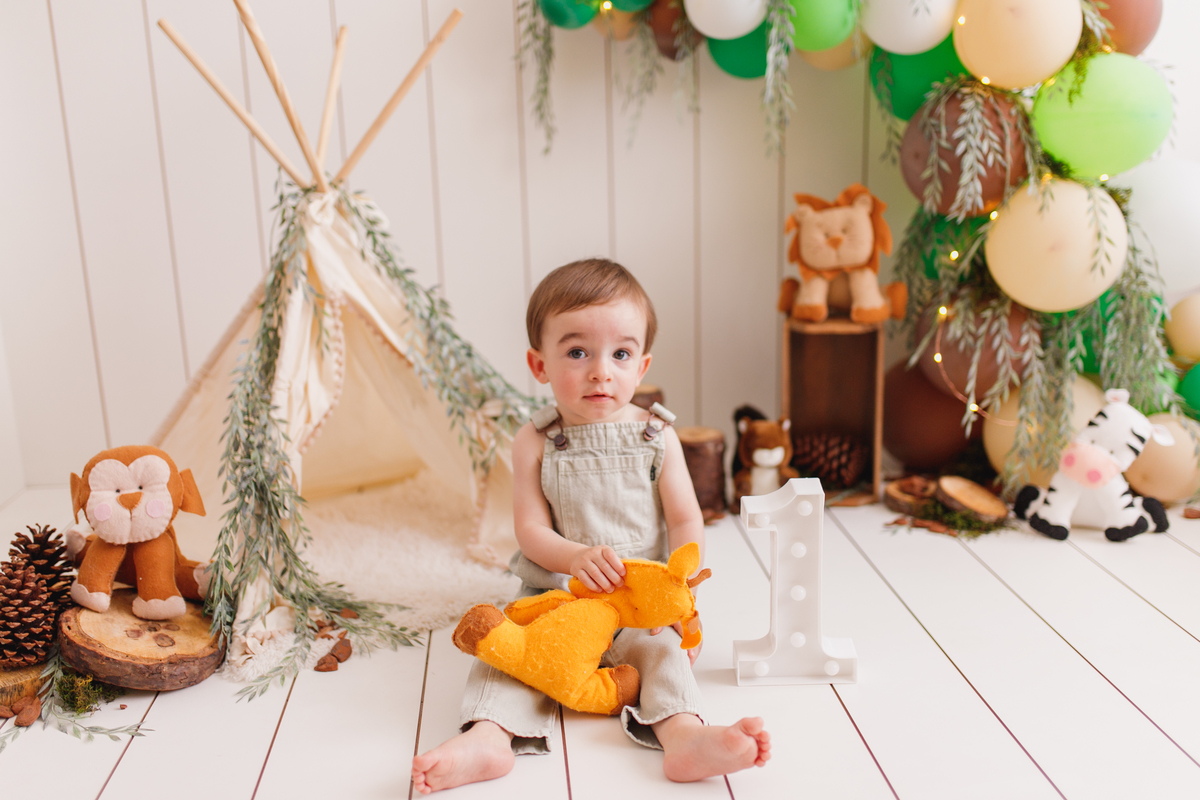 fotografa familia curitiba - smash the cake Eduardo estudio