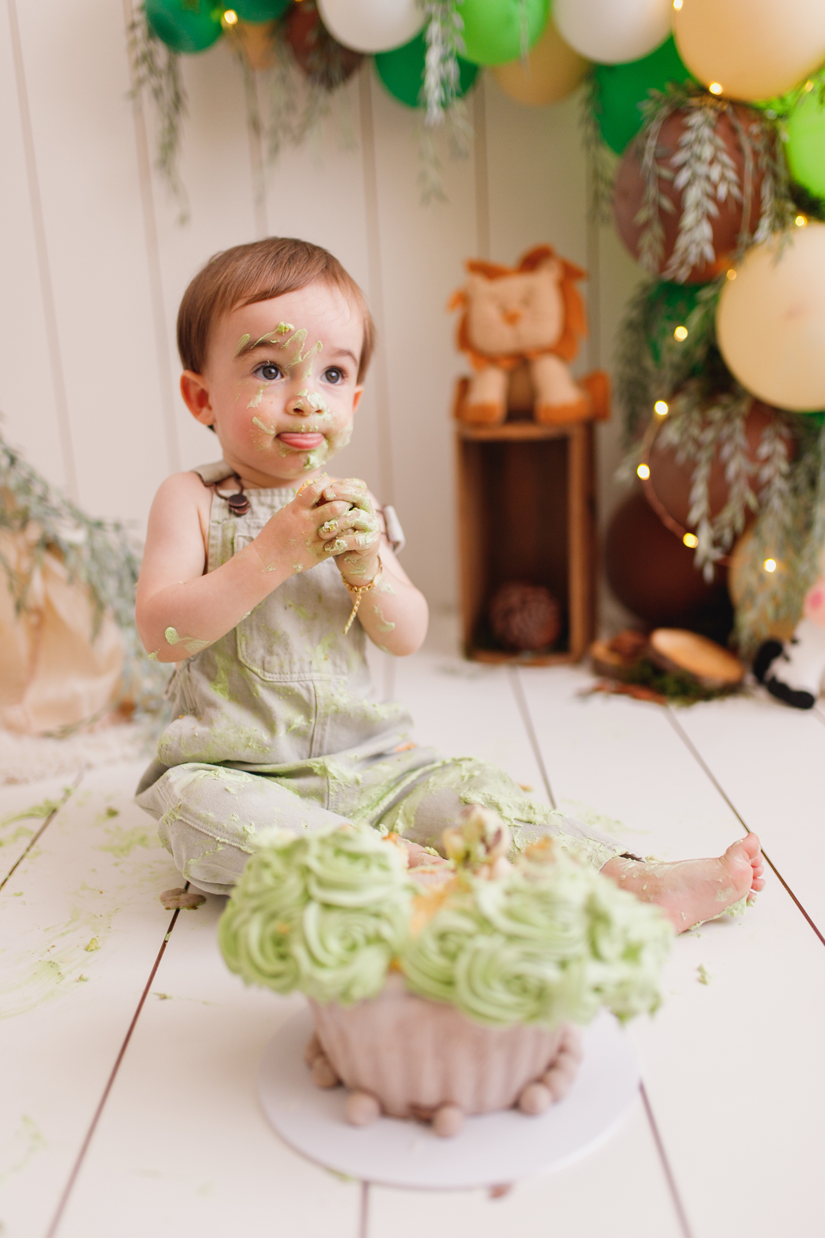 fotografa familia curitiba - smash the cake Eduardo estudio