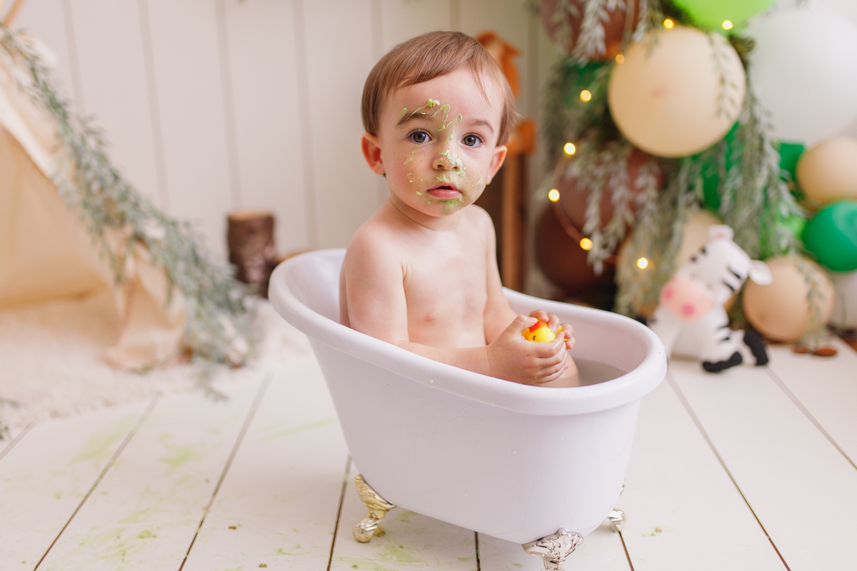 fotografa familia curitiba - smash the cake Eduardo estudio