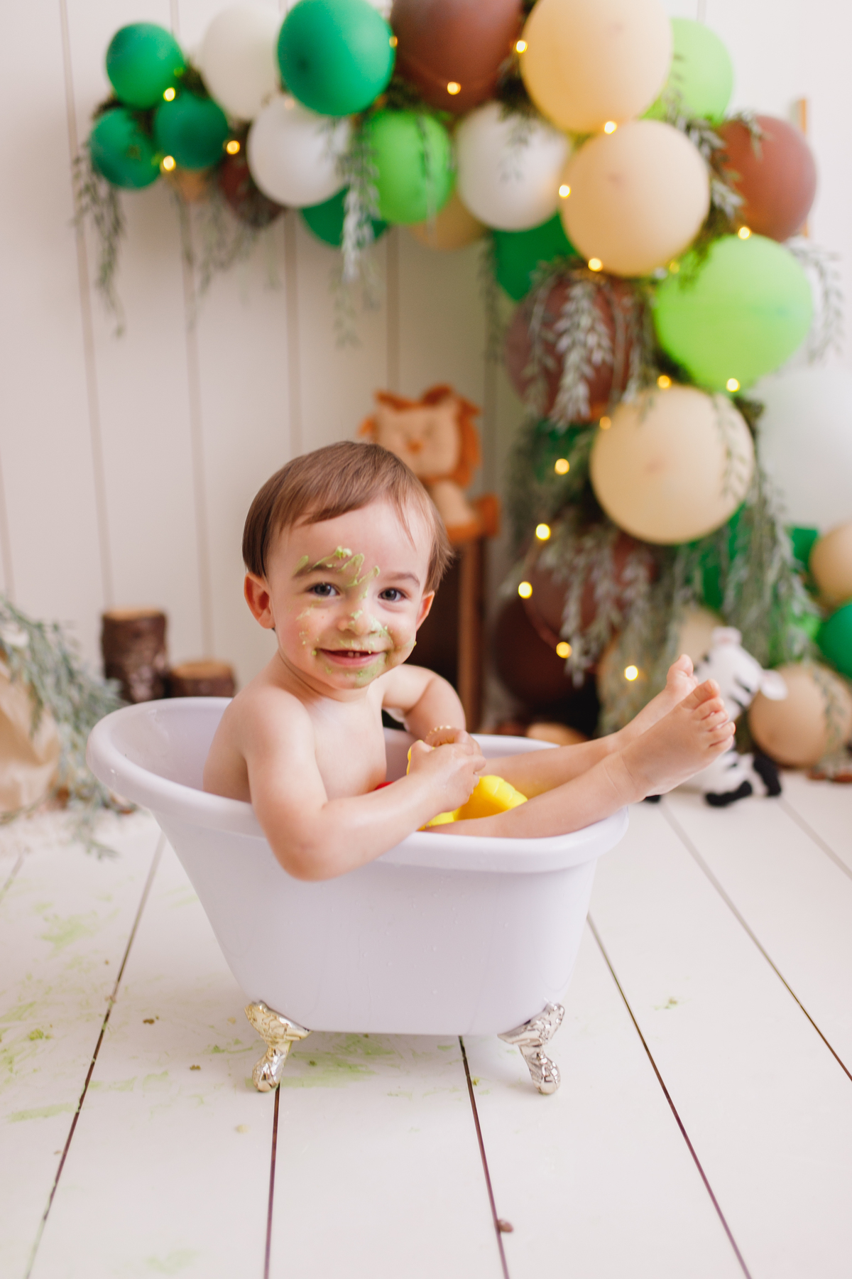 fotografa familia curitiba - smash the cake Eduardo estudio