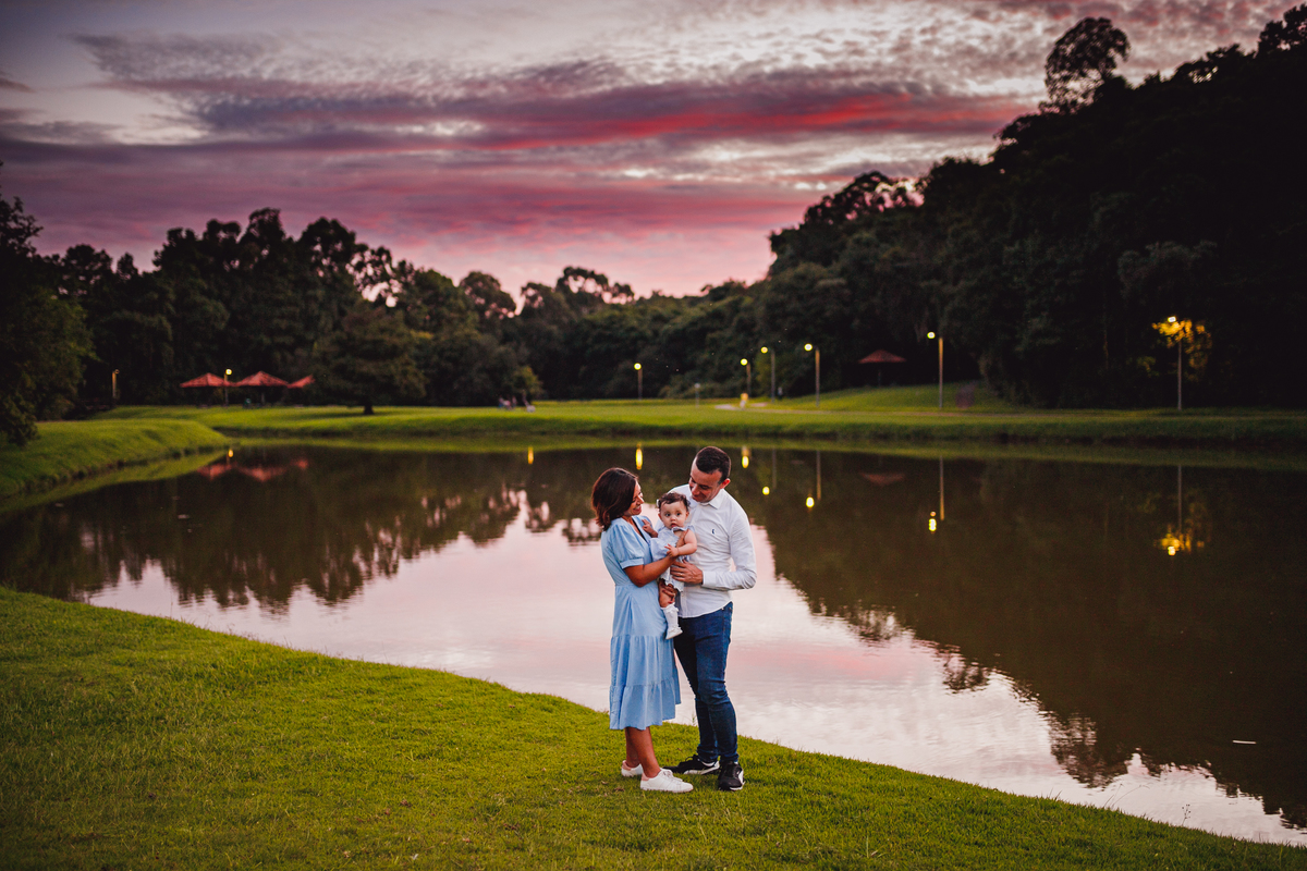 fotografa familia curitiba - ensaio outono parque tingui