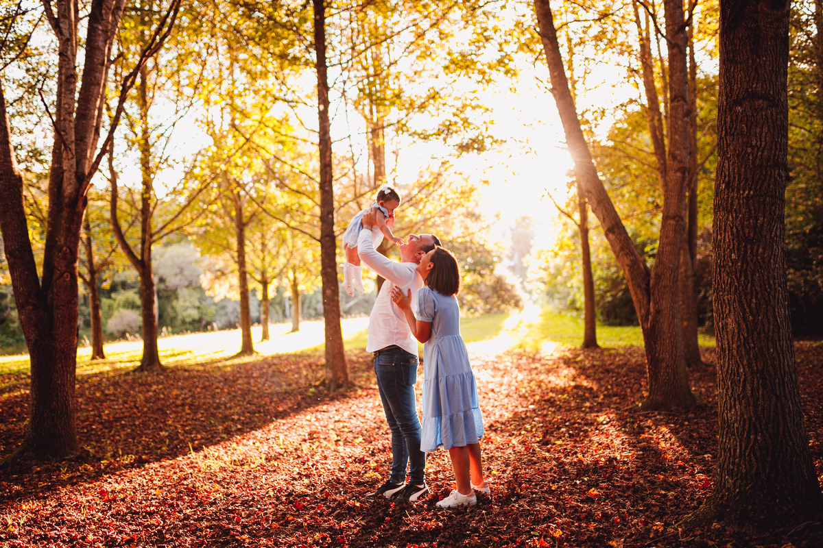 fotografa familia curitiba - ensaio outono parque tingui