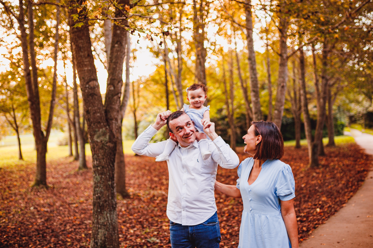 fotografa familia curitiba - ensaio outono parque tingui