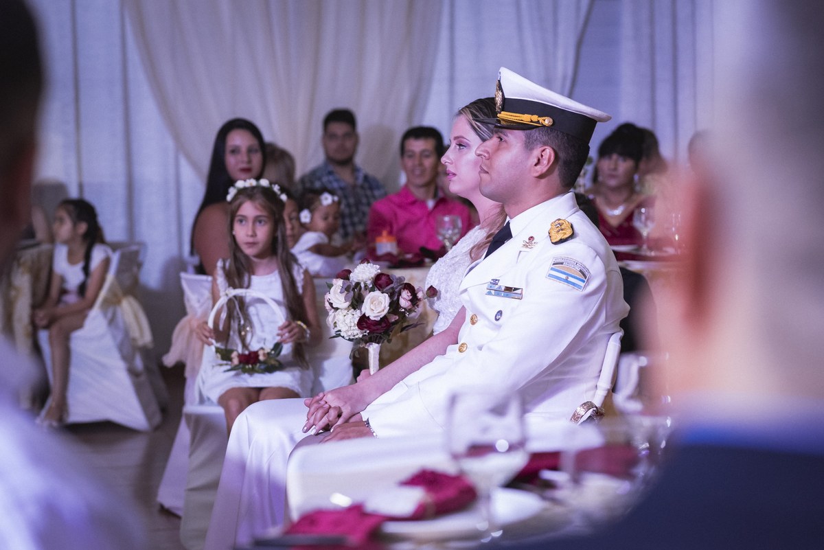 los novio y la ceremonia