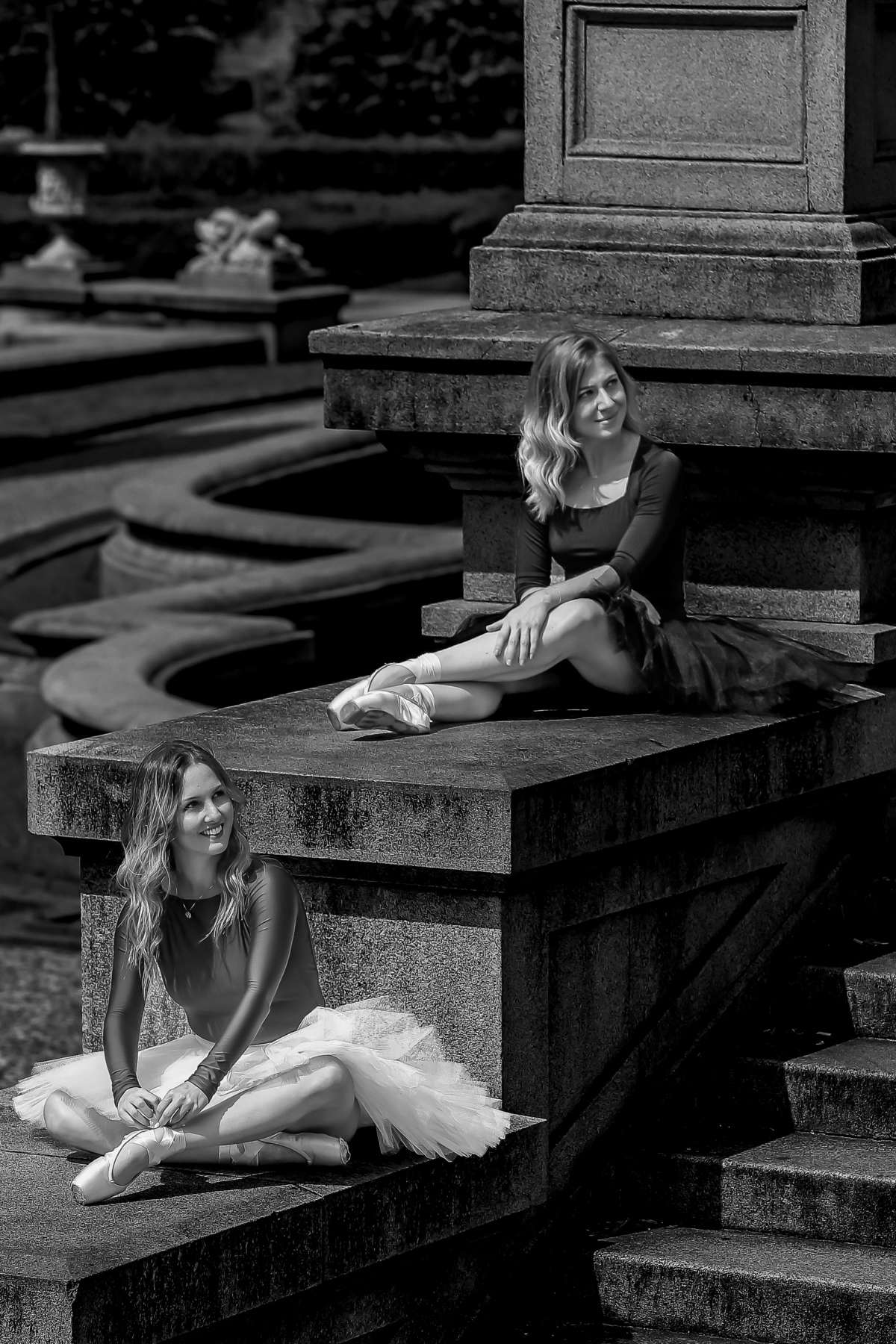 Ensaio fotográfico com bailarinas