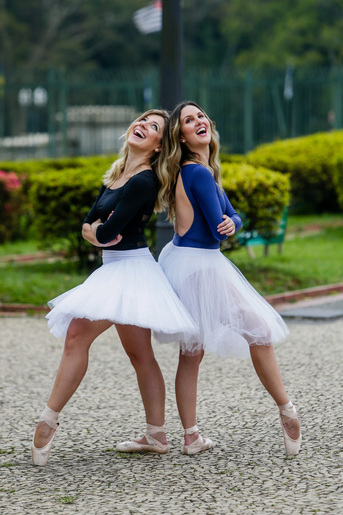 Ensaio fotográfico com bailarinas