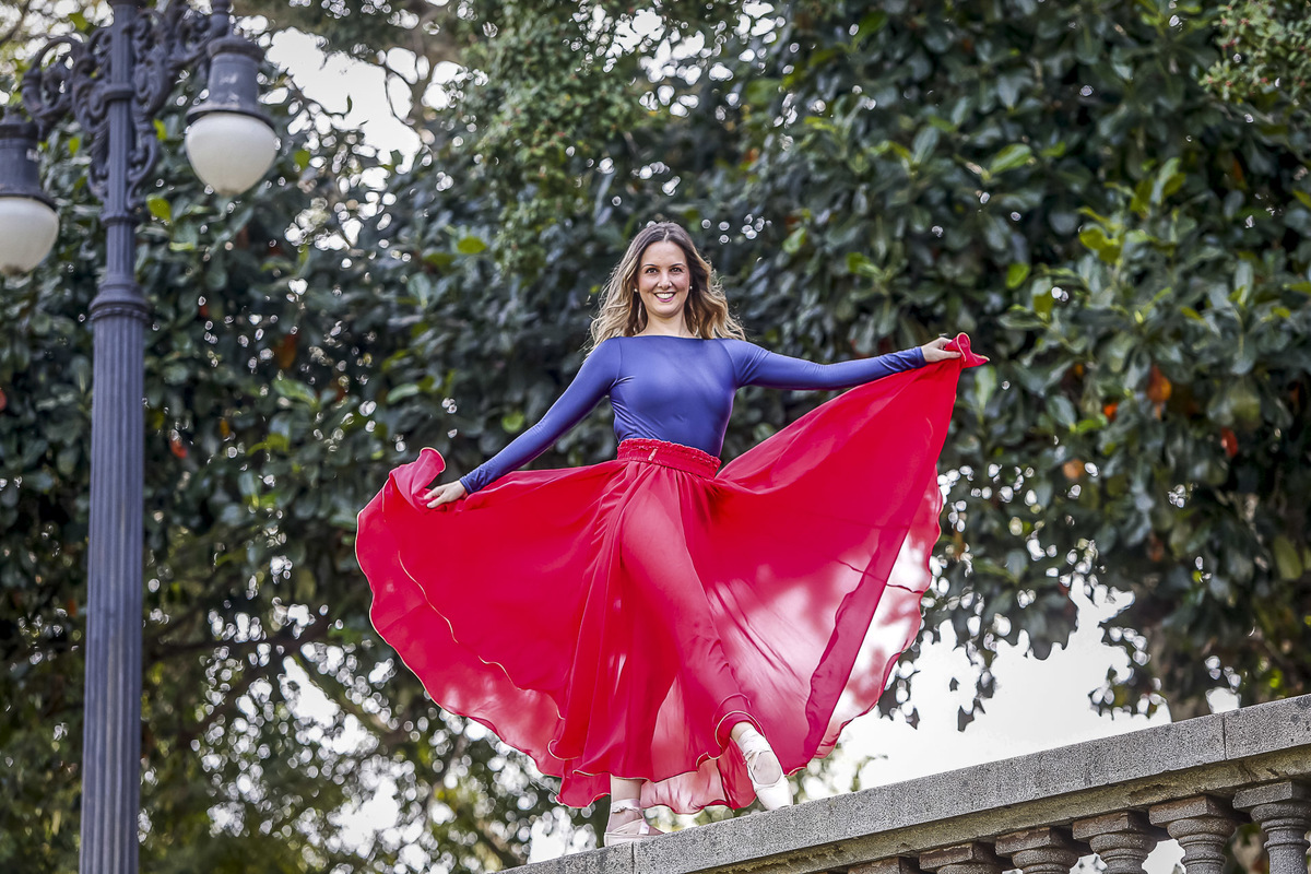 Ensaio fotográfico com bailarinas