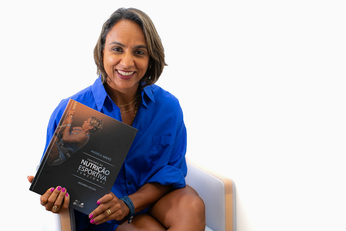 Retrato corporativo da nutricionista Andréia Naves