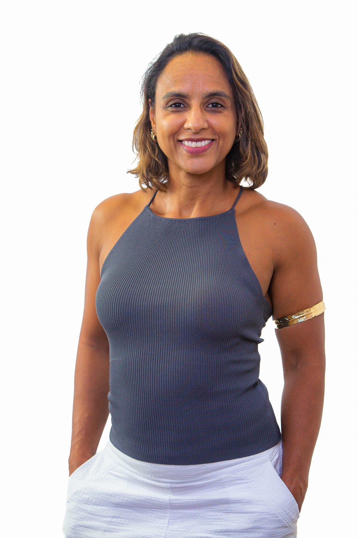 Retrato corporativo da nutricionista Andréia Naves