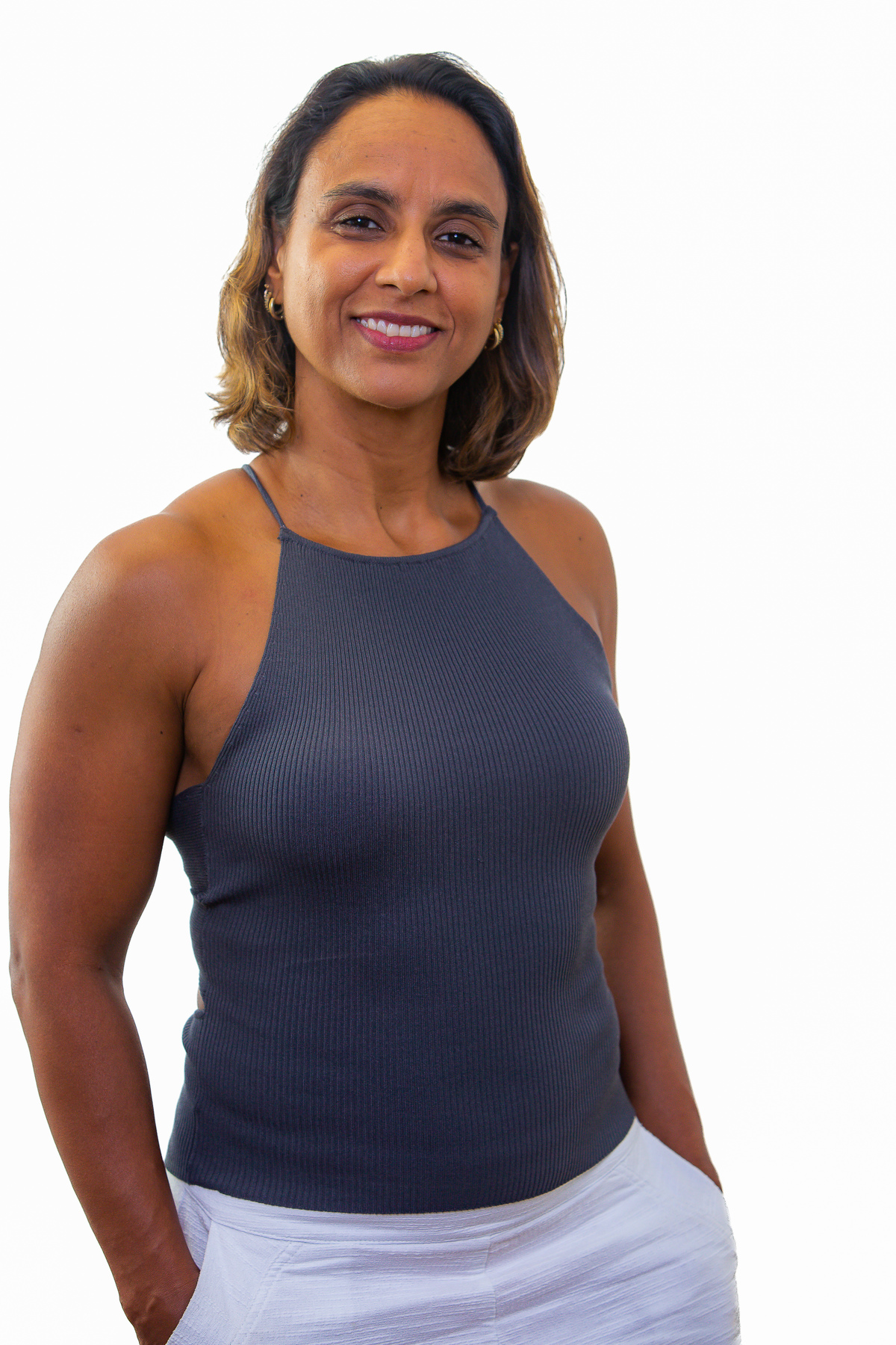 Retrato corporativo da nutricionista Andréia Naves