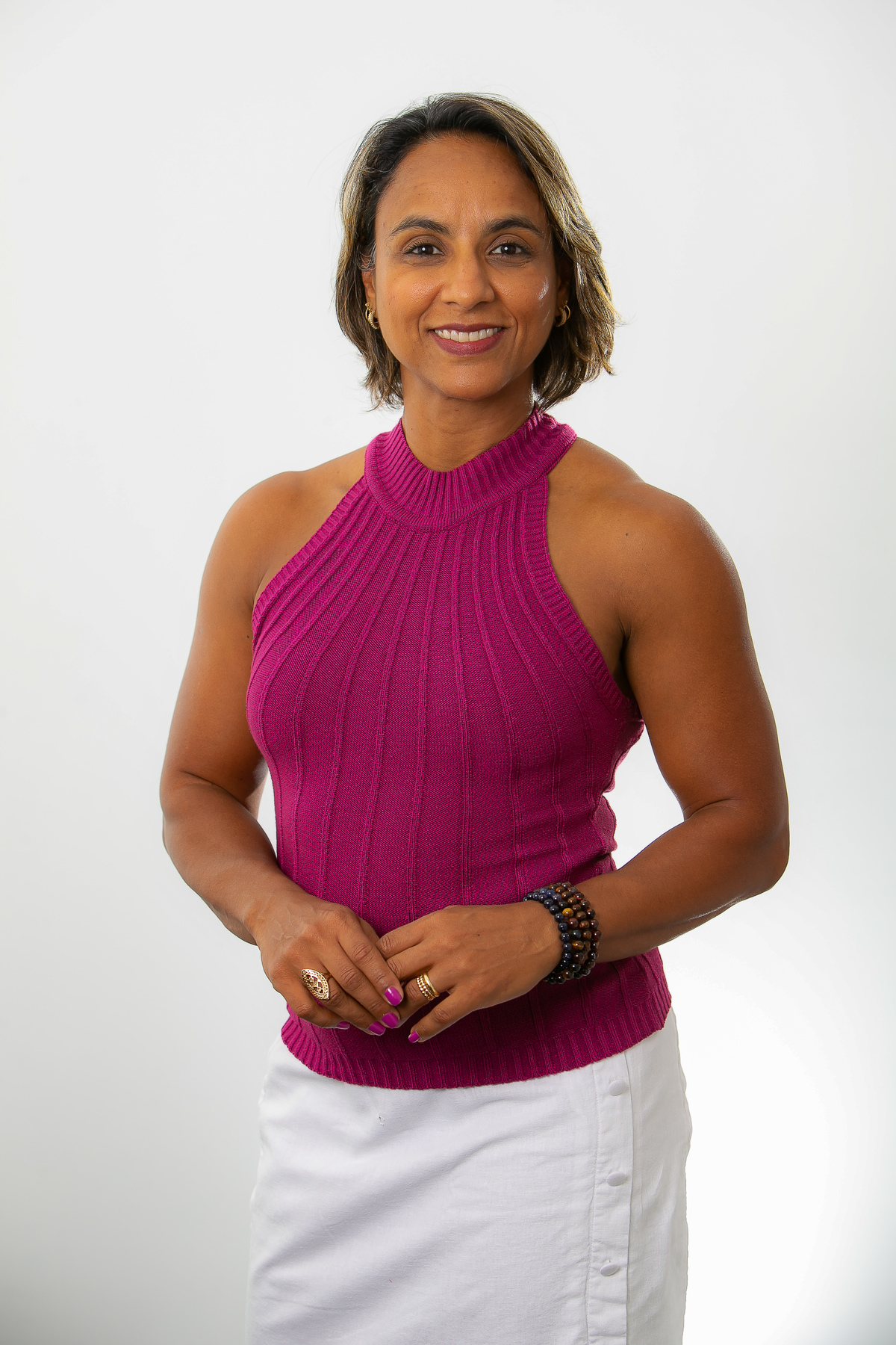 Retrato corporativo da nutricionista Andréia Naves