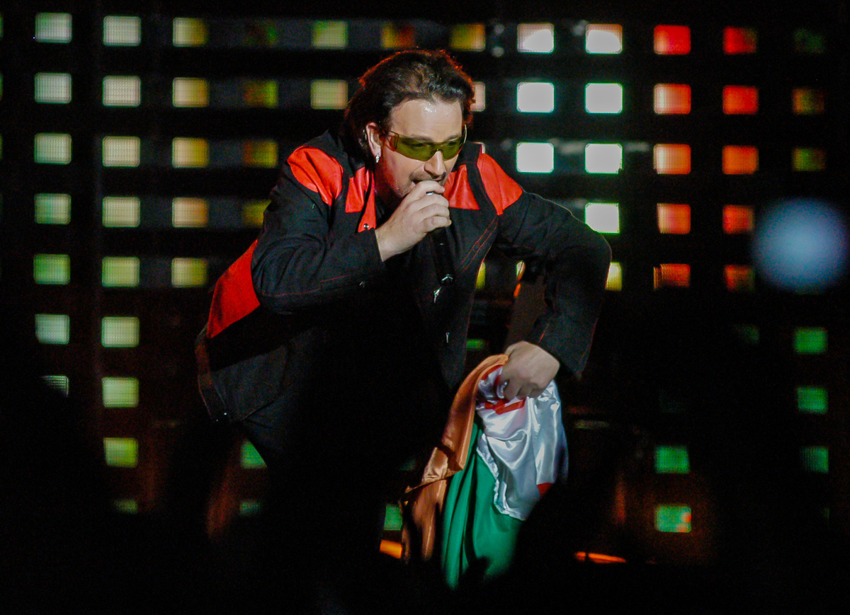 show do U2 no Brasil, fotos Ricardo Bakker