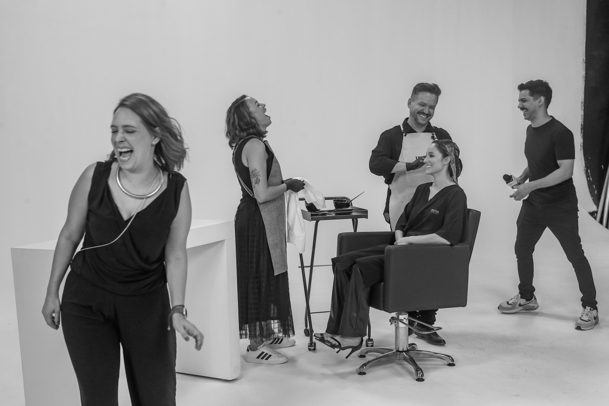 fotos da Making Of da Campanha Truss Team