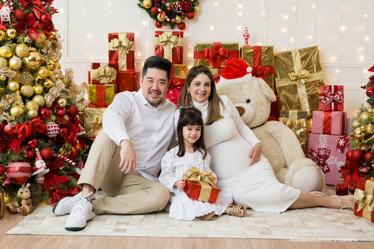 ensaio sessao de natal estudio decoraçao natalina fotografo fotografa fernando oliveira bruna rafaela brooklin moema campo belo zona sul