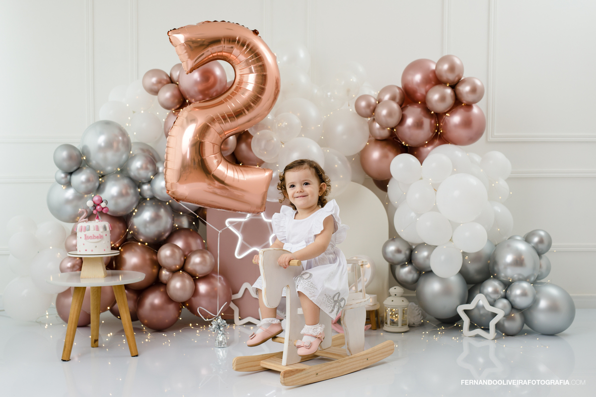 sessao 2 anos aniversario buffet infantil estudio fotografo fotografa decoração de baloes