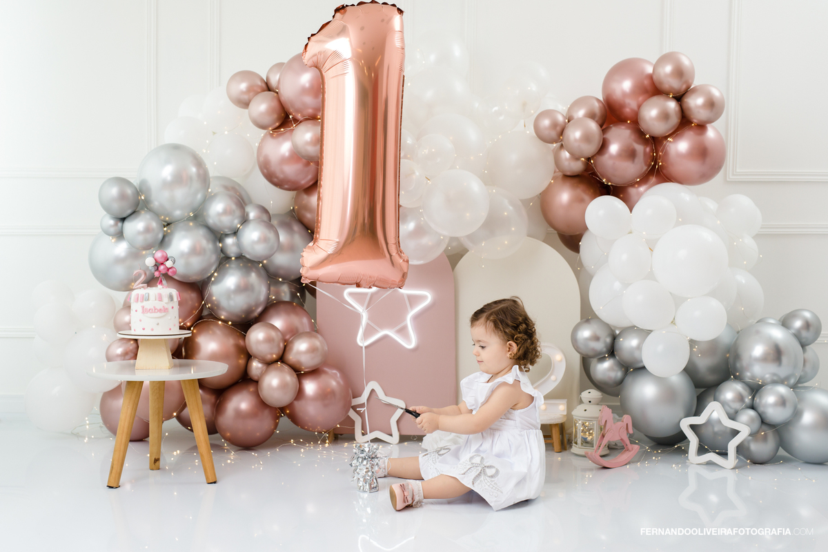sessao 2 anos aniversario buffet infantil estudio fotografo fotografa decoração de baloes