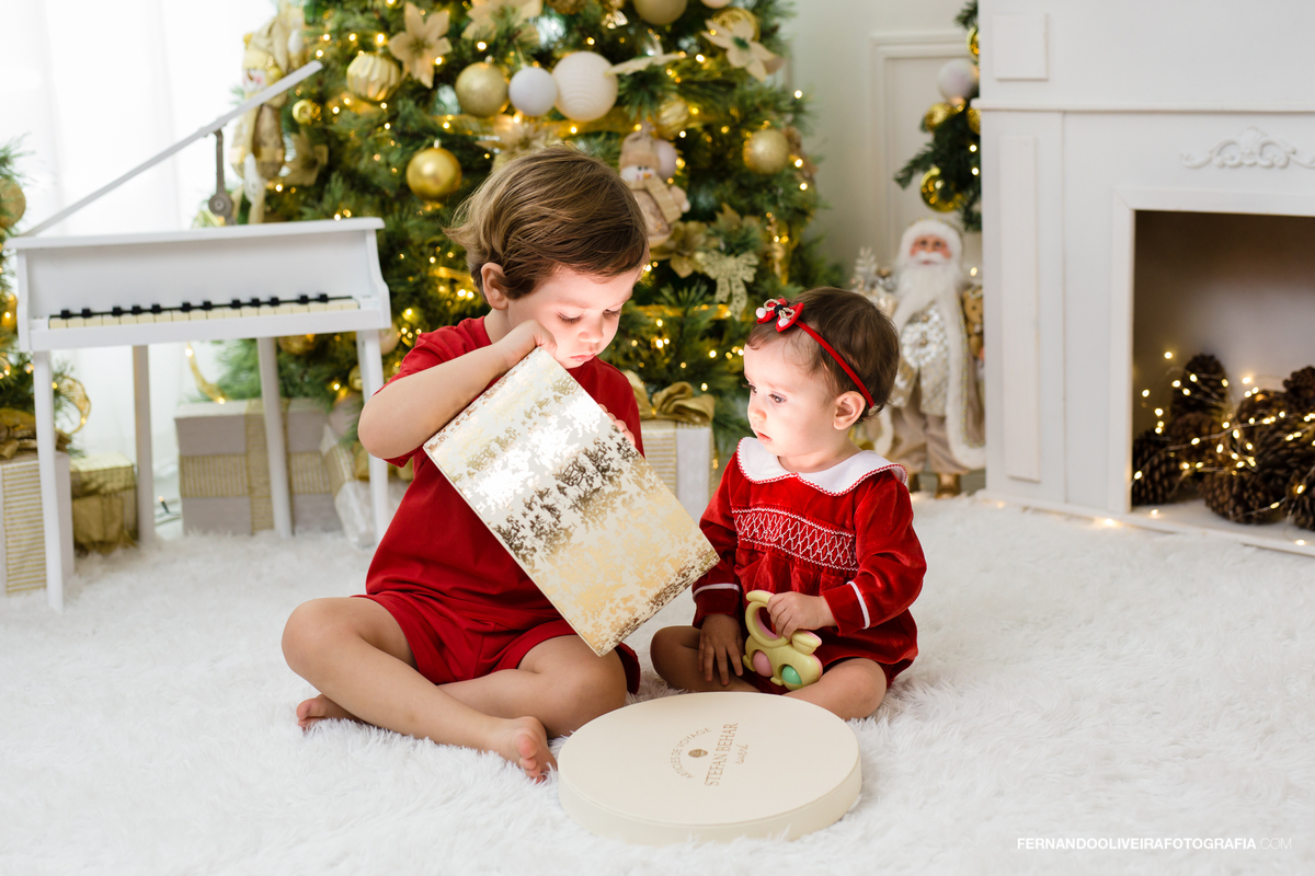 Ensaio de Natal estudio sao paulo zona sul sp brooklin moema campo belo ibirapuera jardins bela vista vila olimpia decoraçao