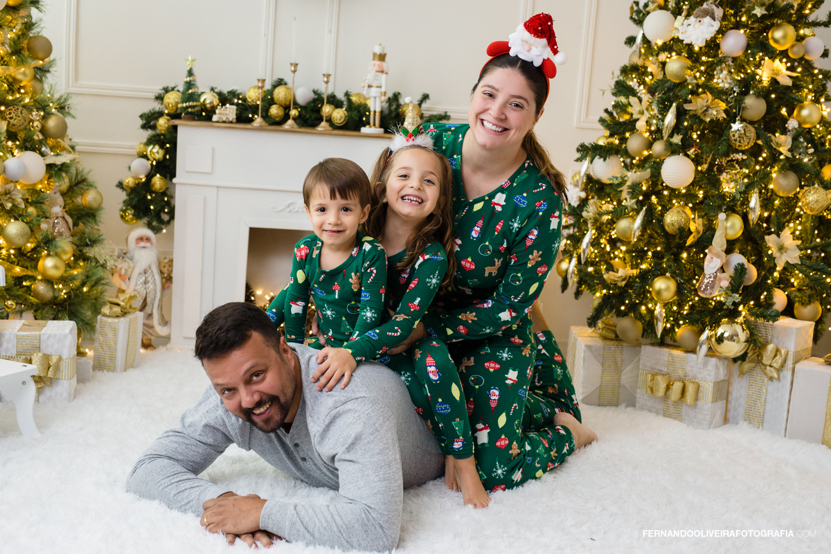 ensaio de natal 2025 estudio fotografico infantil sao paulo sp fernando oliveira decoracao bruna rafaela fotografo