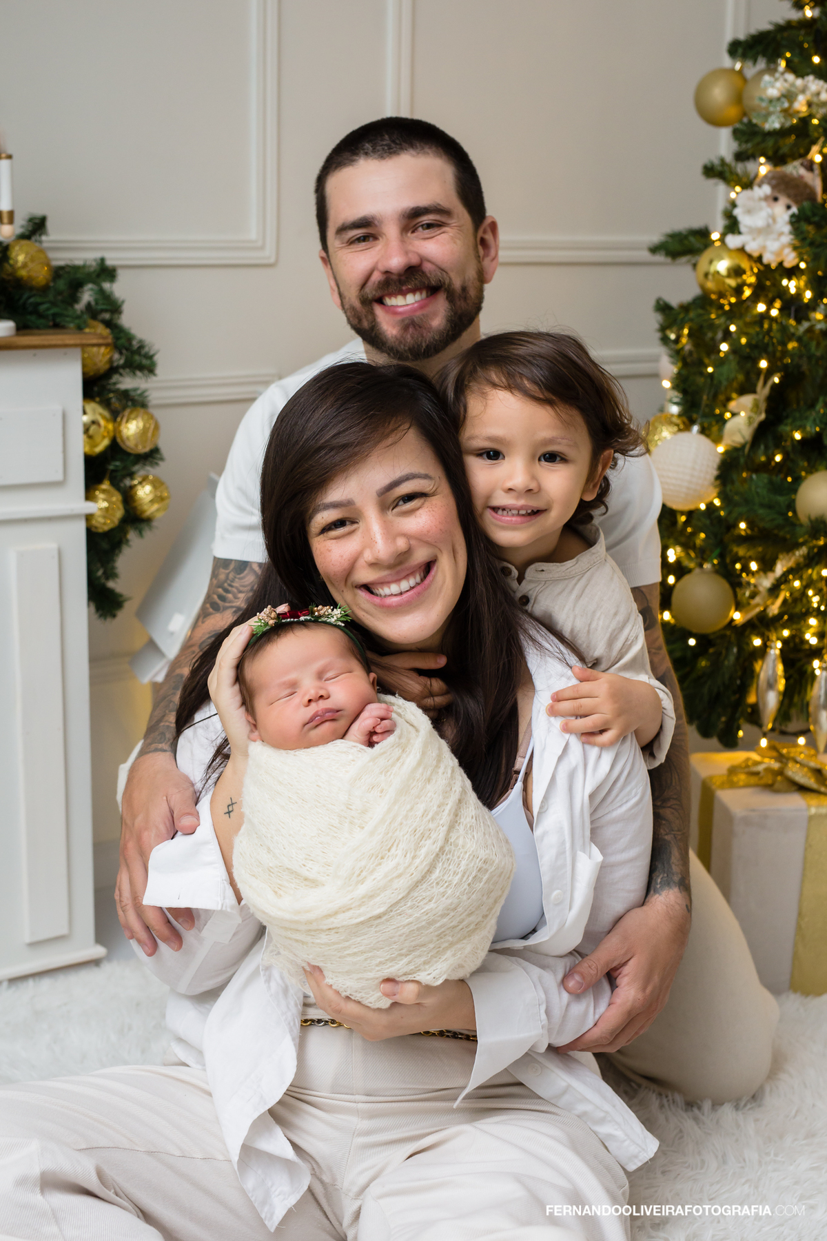 ensaio newborn natal decoração de natal estudio fotografico são paulo sp zona sul brooklin moema campo belo jardins itaim bibi fernando oliveira bruna rafaela