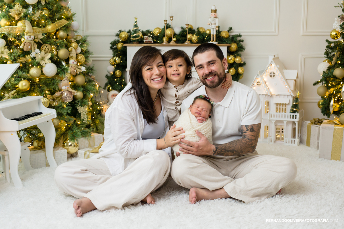 ensaio newborn natal decoração de natal estudio fotografico são paulo sp zona sul brooklin moema campo belo jardins itaim bibi fernando oliveira bruna rafaela