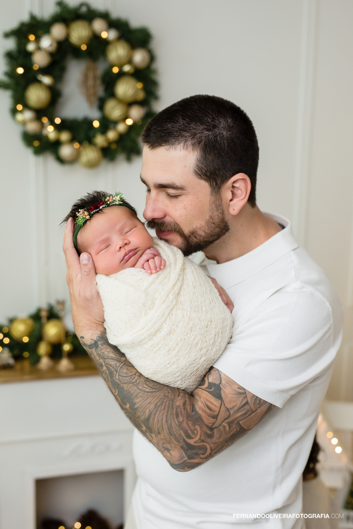ensaio newborn natal decoração de natal estudio fotografico são paulo sp zona sul brooklin moema campo belo jardins itaim bibi fernando oliveira bruna rafaela