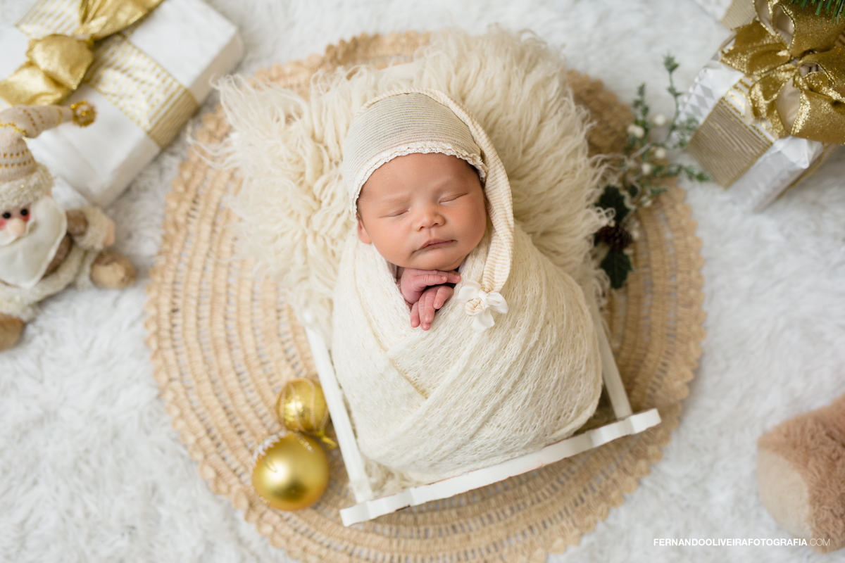 ensaio newborn natal decoração de natal estudio fotografico são paulo sp zona sul brooklin moema campo belo jardins itaim bibi fernando oliveira bruna rafaela
