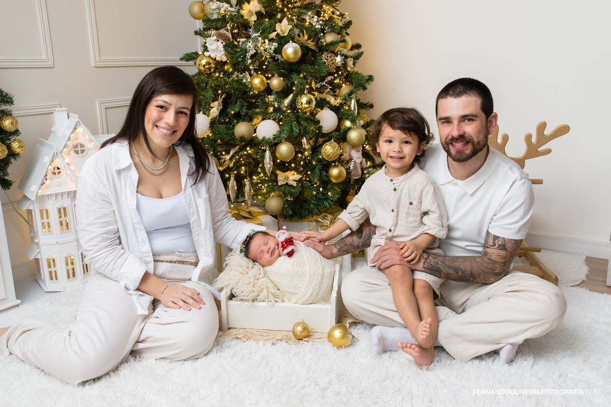 ensaio newborn natal decoração de natal estudio fotografico são paulo sp zona sul brooklin moema campo belo jardins itaim bibi fernando oliveira bruna rafaela
