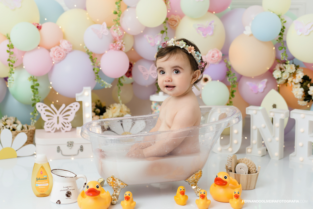 ensaio bebe 1 ano festa aniversario buffet infantil smash the cake decoracao baloes sp sao paulo fotografa bruna rafaela fernando oliveira estudio