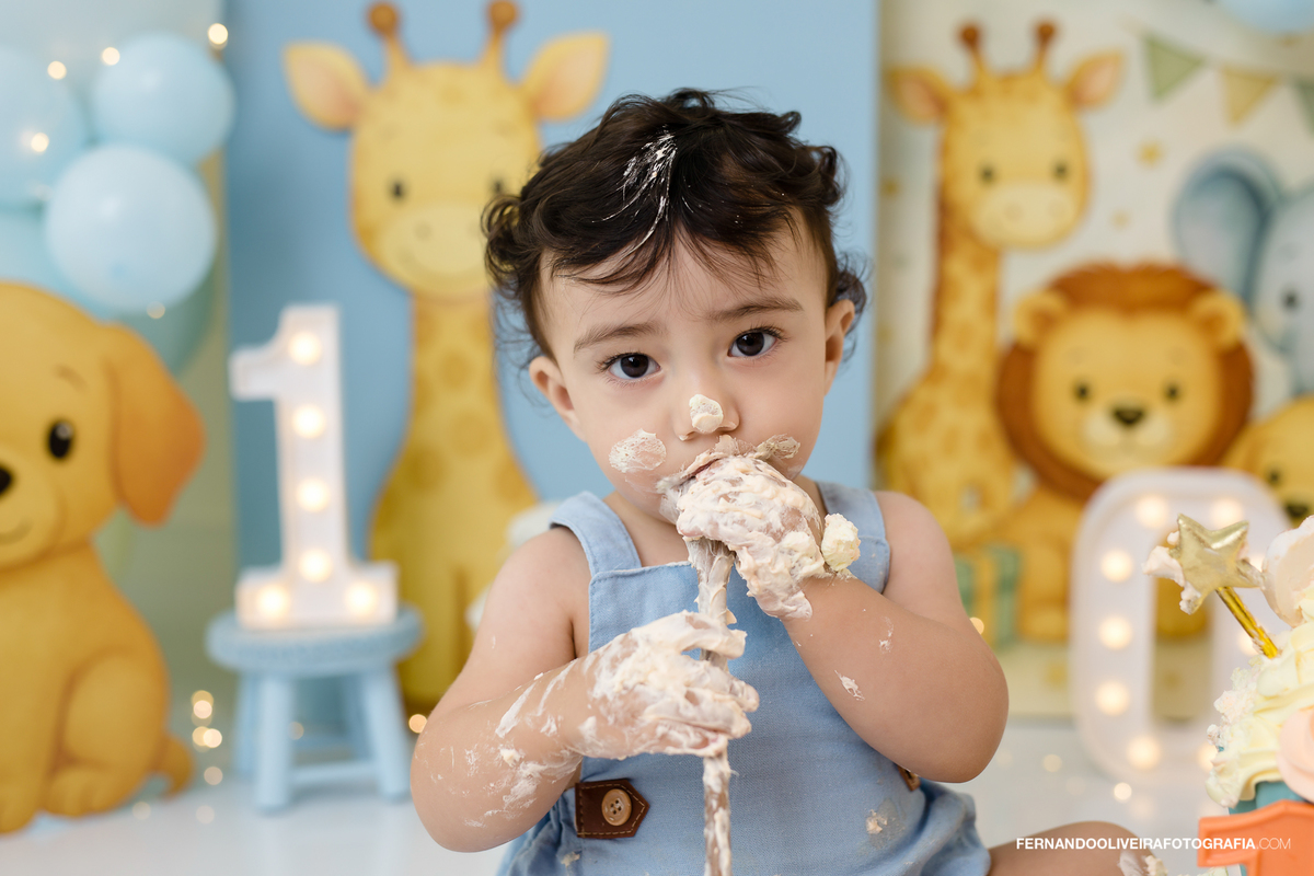 Ensaio smash the cake zona sul sp sao paulo estudio infantil brooklin moema santo amaro campo belo ibirapuera decoração com baloes