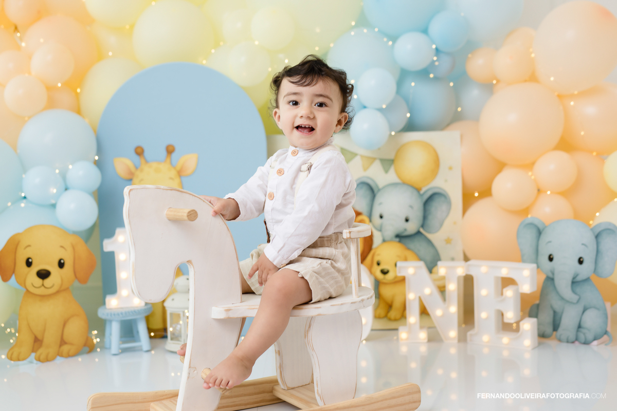 Ensaio smash the cake zona sul sp sao paulo estudio infantil brooklin moema santo amaro campo belo ibirapuera decoração com baloes