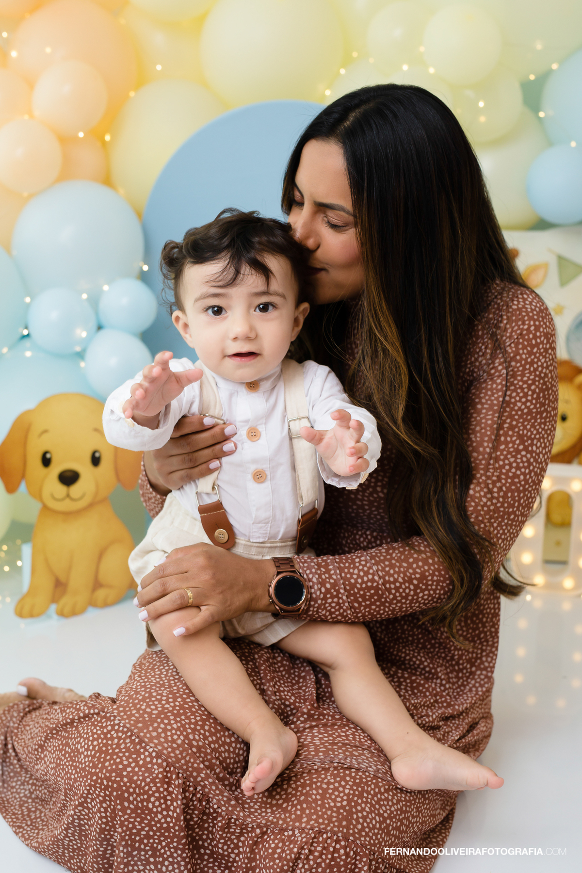 Ensaio smash the cake zona sul sp sao paulo estudio infantil brooklin moema santo amaro campo belo ibirapuera decoração com baloes