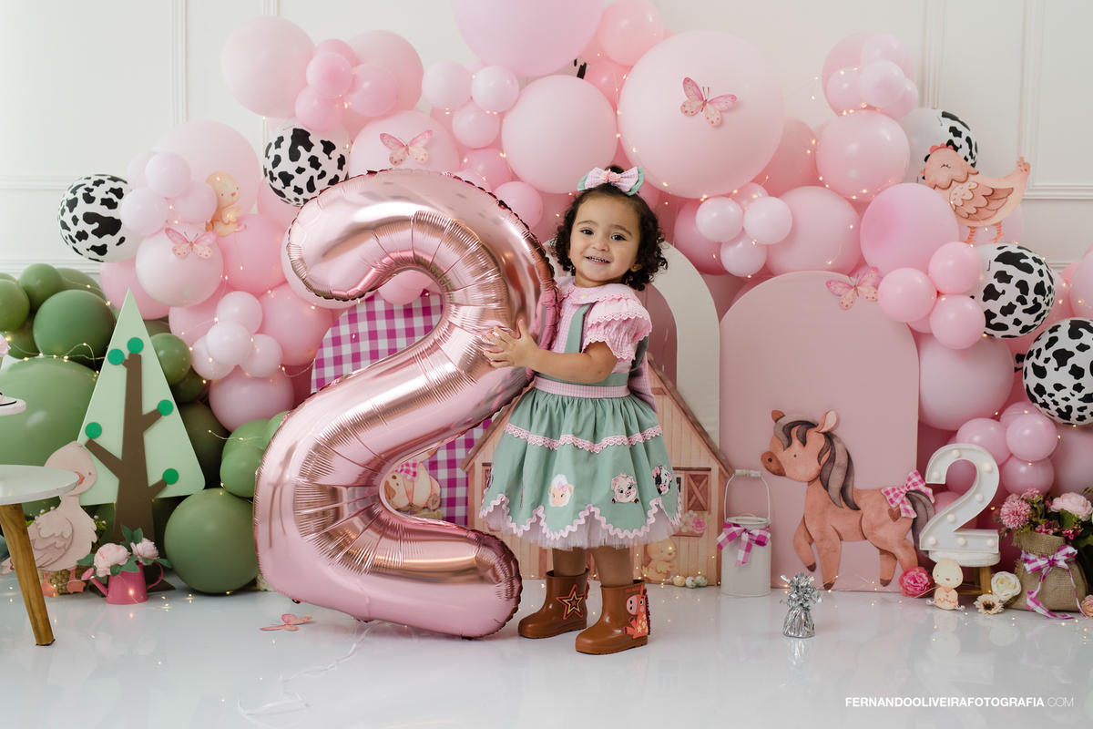 ensaio smash the cake estudio sp são paulo fazendinha decoração aniversario 2 anos infantil